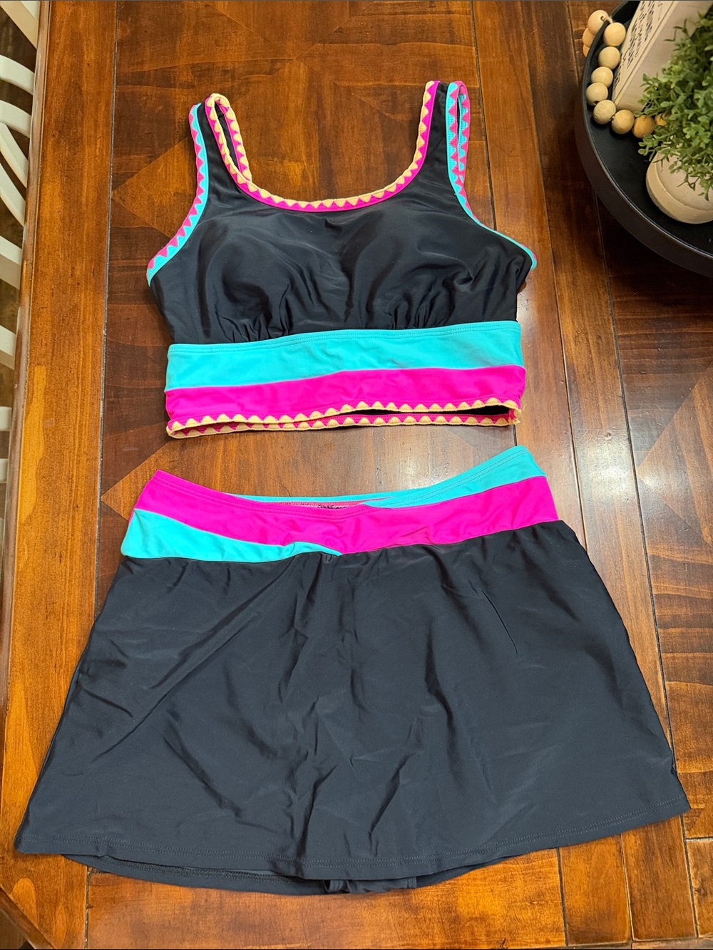 New Modlily Colorblock Tankini